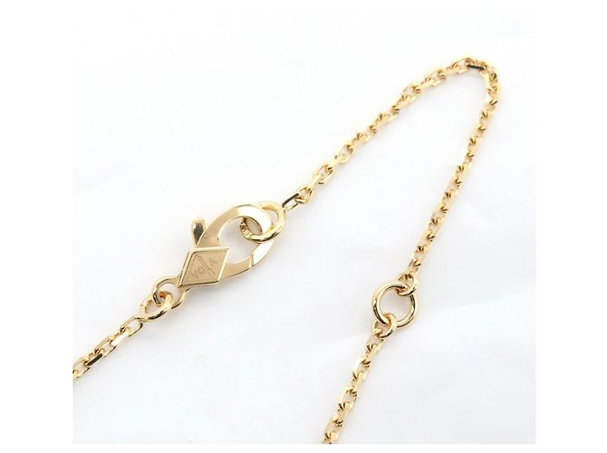 Collana Van Cleef & Arpels Vintage Alhambra in smalto rosa - vista 4