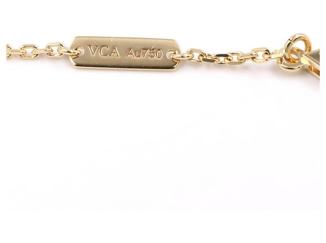 Collana Van Cleef & Arpels Vintage Alhambra in madreperla - vista 3