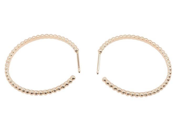 Pendientes de aro Van Cleef & Arpels Perlee Gold Pearl - vista 3