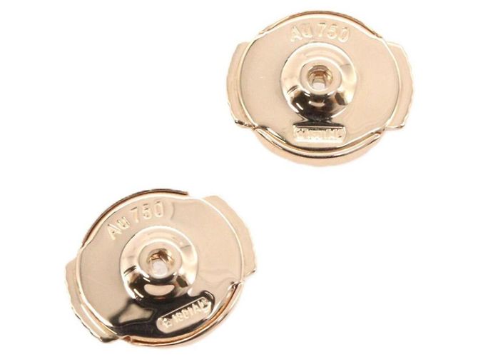 Pendientes de aro Van Cleef & Arpels Perlee Gold Pearl - vista 4