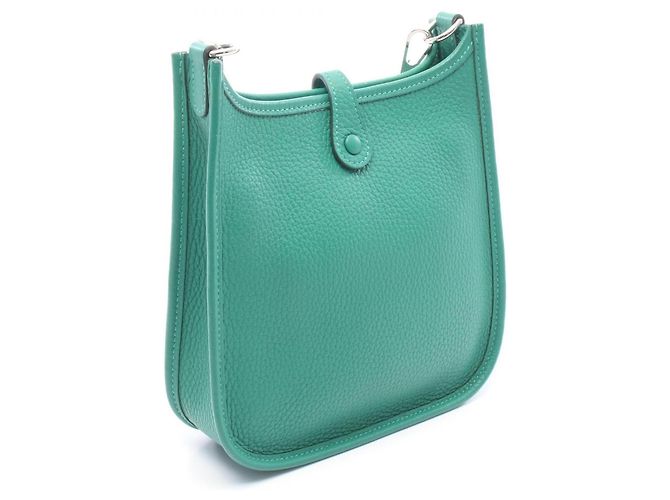 Hermès Borsa a tracolla Hermes Evelyne TPM Green - vista 2
