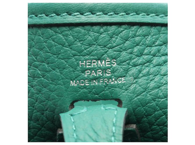 Hermès Borsa a tracolla Hermes Evelyne TPM Green - vista 4