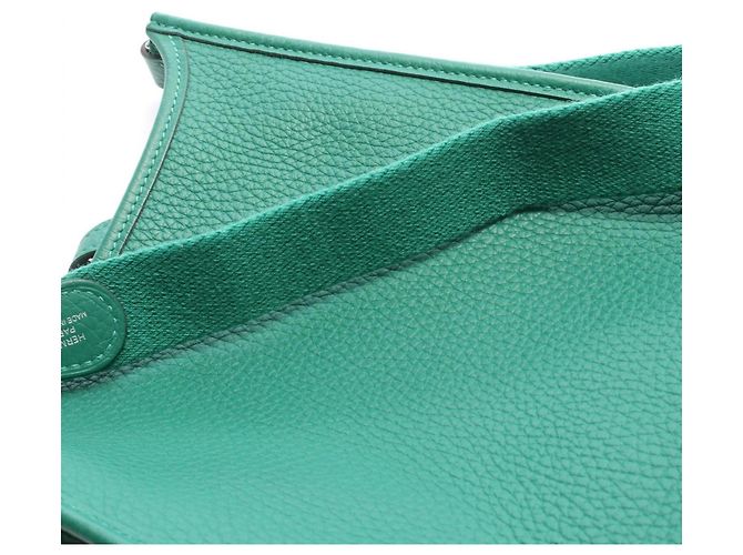 Hermès Borsa a tracolla Hermes Evelyne TPM Green - vista 6