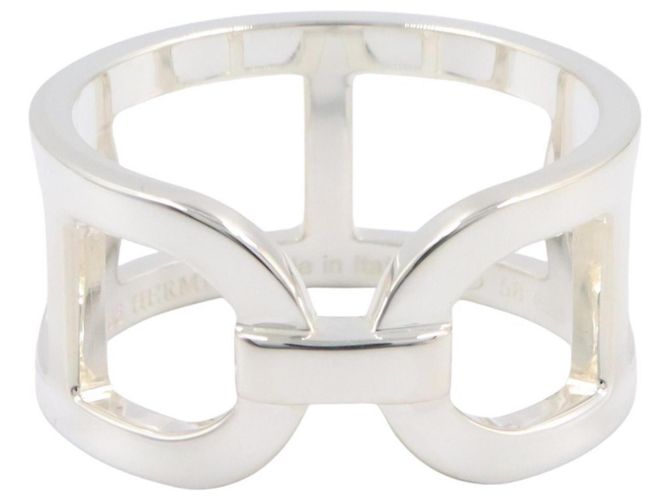 Ring Anel Hermès Ever MM Prata - vista 2