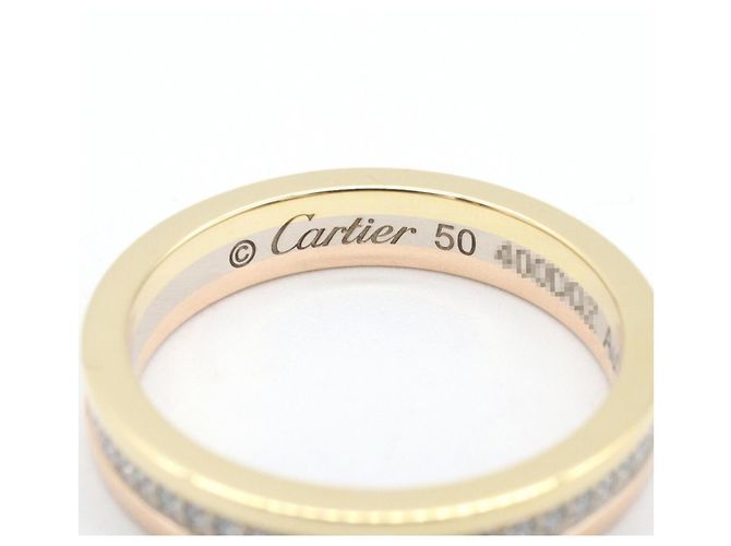 Anello Cartier Vendôme Louis Diamond Band - vista 4