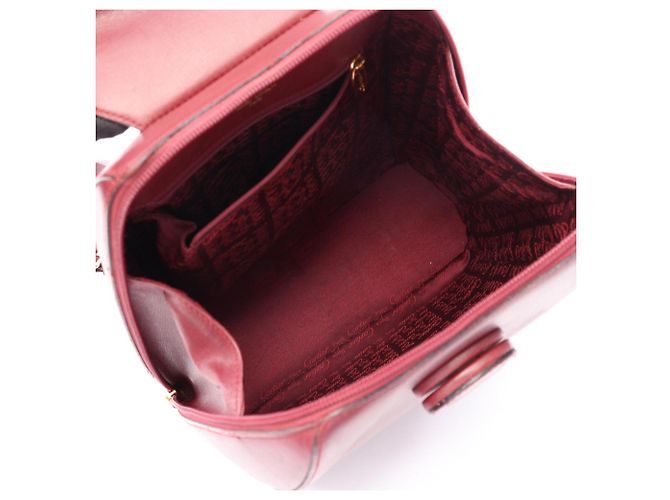Cartier Must Line Bordeaux Leather Backpack - view 3