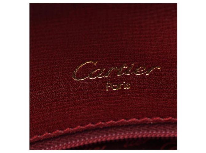 Cartier Must Line Bordeaux Leather Backpack - view 4