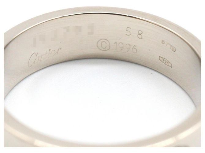 Anello Cartier Love in oro bianco 18K - vista 3