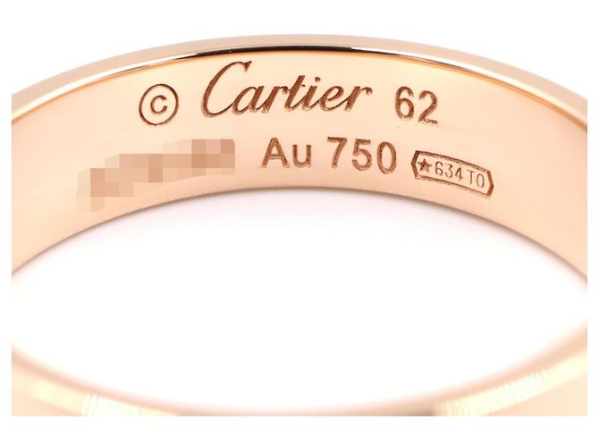 Anello Cartier Love in oro rosa 18K - vista 3