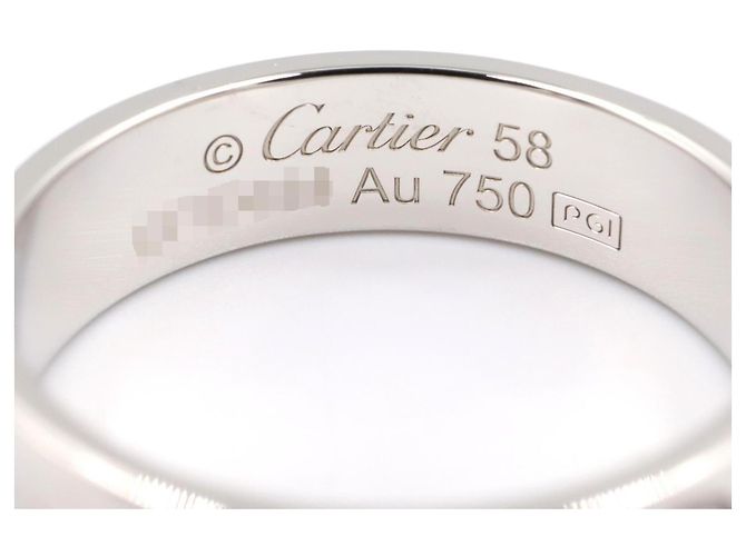 Anello Cartier Love in oro bianco 18K - vista 3