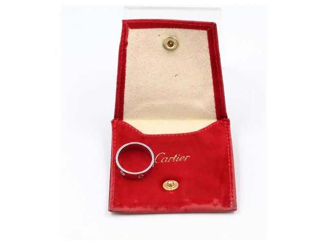 Anello Cartier Love in oro bianco 18K - vista 6