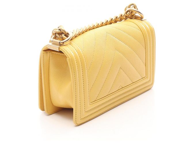 Chanel Boy Small Chevron V-Stitch Schultertasche - Ansicht 2