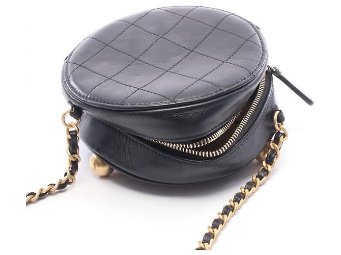 Bolsa de Ombro Mini Redonda Chanel Matelassé - vista 6