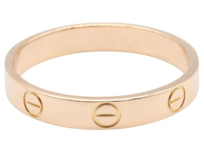 Anello Mini Love Cartier in oro rosa 18K - vista 2