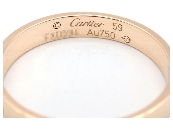 Anello Mini Love Cartier in oro rosa 18K - vista 3