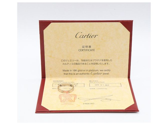Cartier Mini Love Ring in 18K Weißgold - Ansicht 7