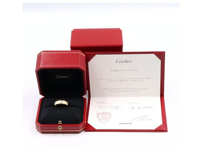 Anello Cartier Love in oro giallo 18K - vista 6