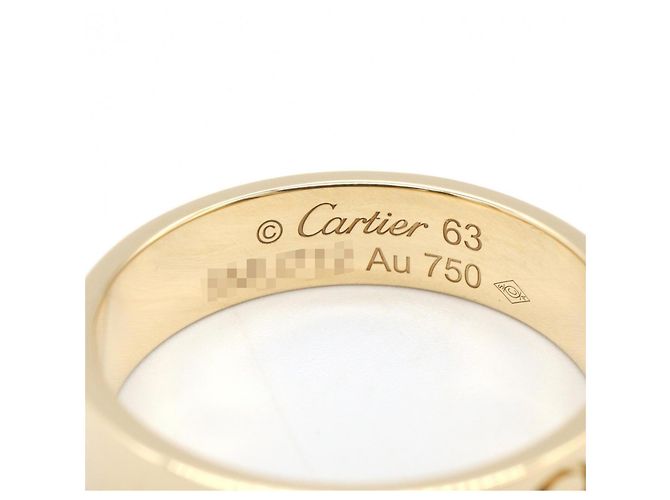 Anello Cartier Love in oro giallo 18K - vista 3