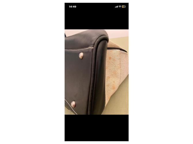 Borsa MCM in tela monogram e pelle nera - vista 15