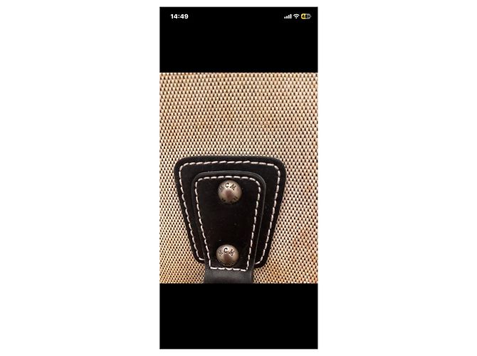 Borsa MCM in tela monogram e pelle nera - vista 16