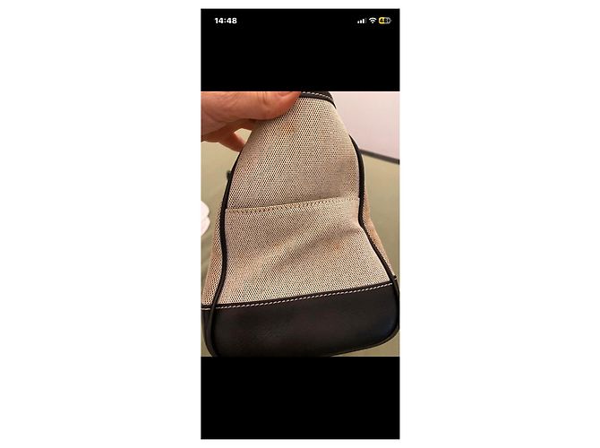Borsa MCM in tela monogram e pelle nera - vista 4