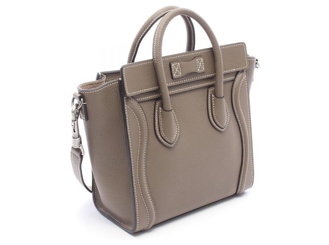 Céline Borsa a mano Celine Luggage Nano Shopper - vista 2