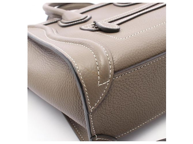 Céline Borsa a mano Celine Luggage Nano Shopper - vista 6