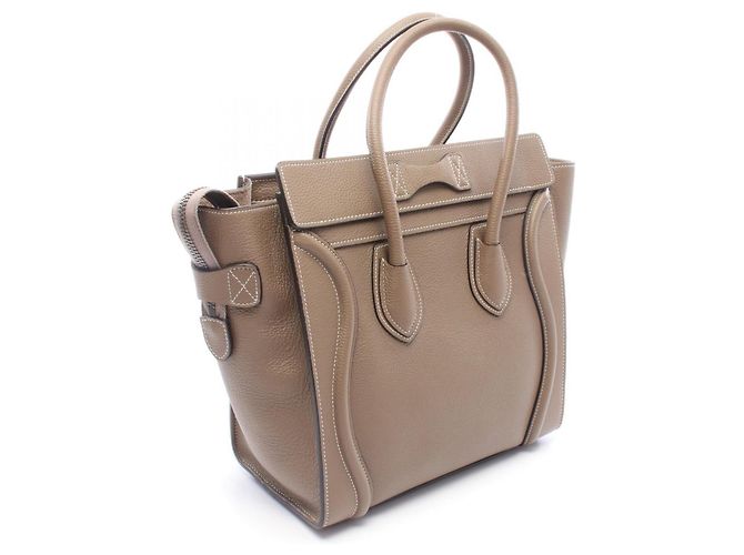 Céline Bolsa de mão Celine Luggage Micro Shopper - vista 2