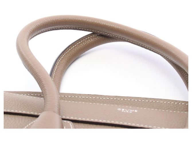 Céline Bolsa de mão Celine Luggage Micro Shopper - vista 5
