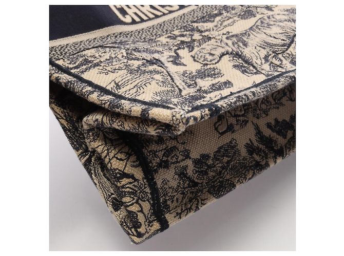 Borsa Christian Dior Dior Book Tote Large Toile de Jouy - vista 7