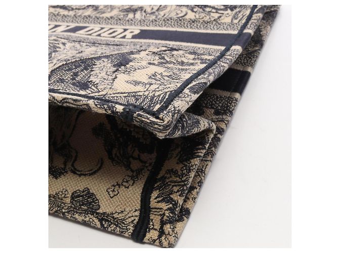 Borsa Christian Dior Dior Book Tote Large Toile de Jouy - vista 8