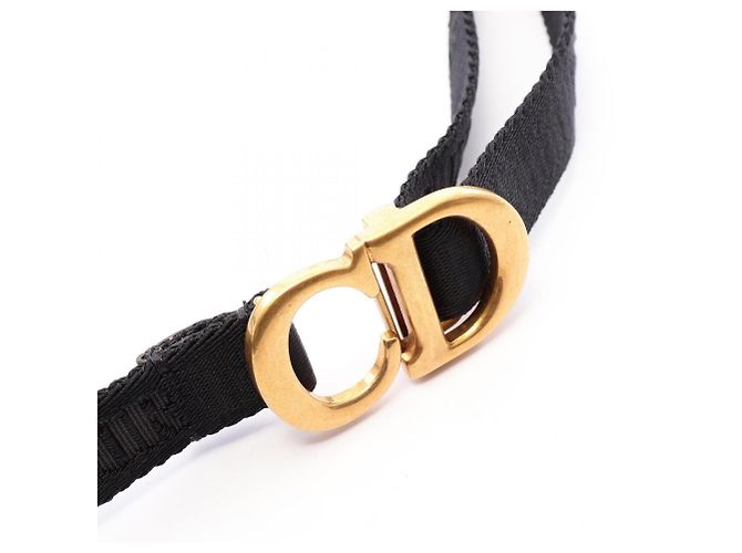 Borsa Saddle Christian Dior in pelle nera - vista 9