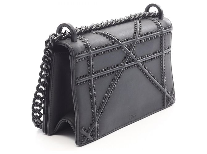 Borsa a tracolla piccola Diorama con borchie Christian Dior - vista 2