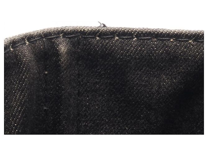 Prada Canapa Denim Tote Bag - view 9