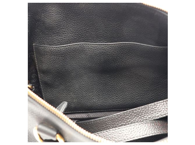 Prada Black Leather 2-Way Handbag - view 12