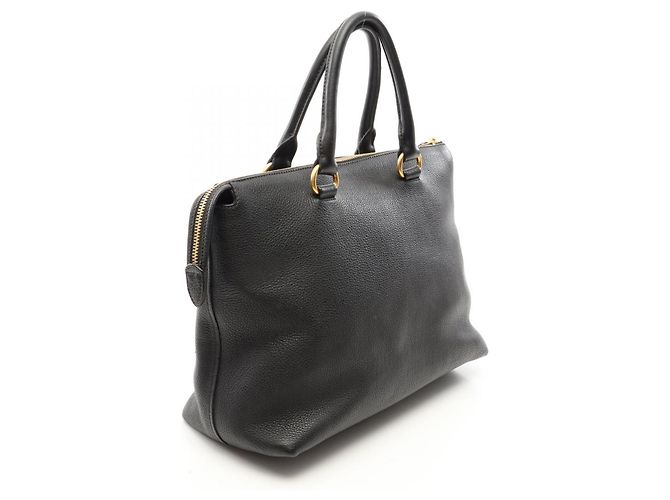 Prada Black Leather 2-Way Handbag - view 2