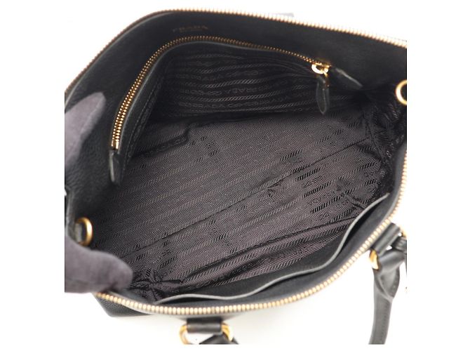Prada Black Leather 2-Way Handbag - view 3