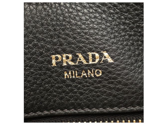 Prada Black Leather 2-Way Handbag - view 4