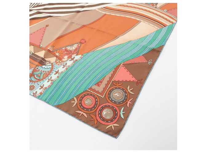 Hermès Hermes Carre 90 Coupons Indians Scarf - vista 6