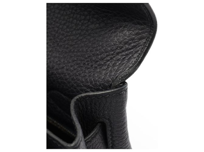 Hermès Borsa Hermes Kelly 28 Gallop Blue Indigo Cuivre - vista 7