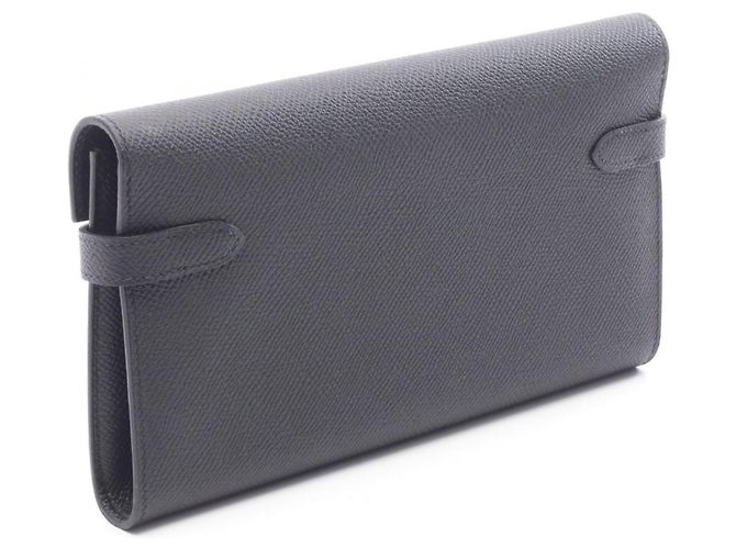 Hermès Hermes Kelly Wallet - Black Epsom Leather - view 2