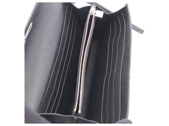 Hermès Hermes Kelly Wallet - Black Epsom Leather - view 3