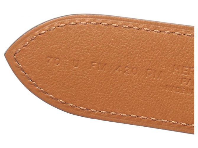 Hermès Cinto feminino Hermes Sarto 32 em couro - vista 5