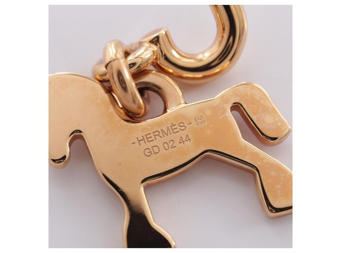 Hermès Orecchini a lobo Hermes Cheval Grand Parade placcati oro - vista 3