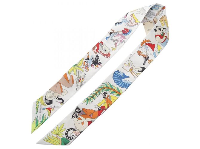 Hermès Twilly Academia Hippica Ribbon Scarf - Ansicht 2