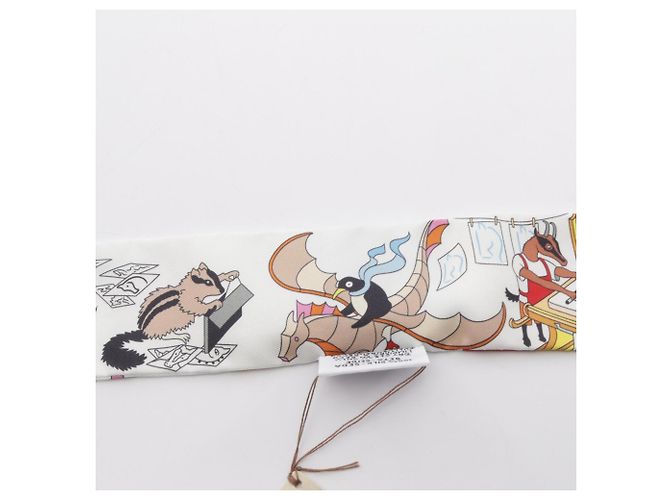 Hermès Twilly Academia Hippica Ribbon Scarf - Ansicht 6