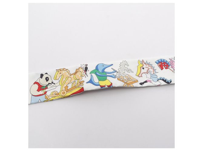 Hermès Twilly Academia Hippica Ribbon Scarf - Ansicht 8