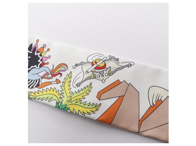 Hermès Twilly Academia Hippica Ribbon Scarf - Ansicht 9