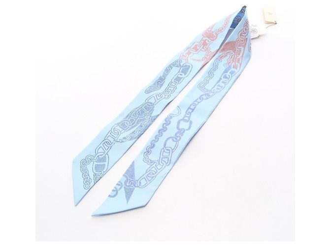 Hermès Twilly Boucle et Maillon Ribbon Scarf - vista 3