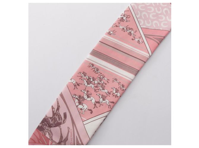 Hermès Twilly Cheval Phoenix Ribbon Scarf - vista 6